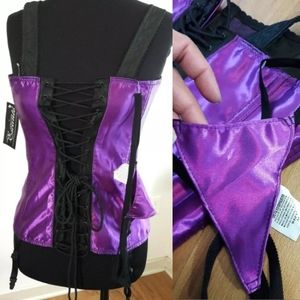 Escante Collection Sexy Lingerie Corset & Thong